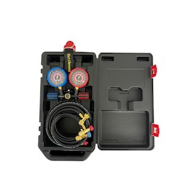 Analizador 2 vías con mangeras en estuche R32-R410A Black Diamond BD-2ALKIT