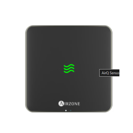 AirQ Sensor Airzone + VMC  AZX6AIQSNS Negro