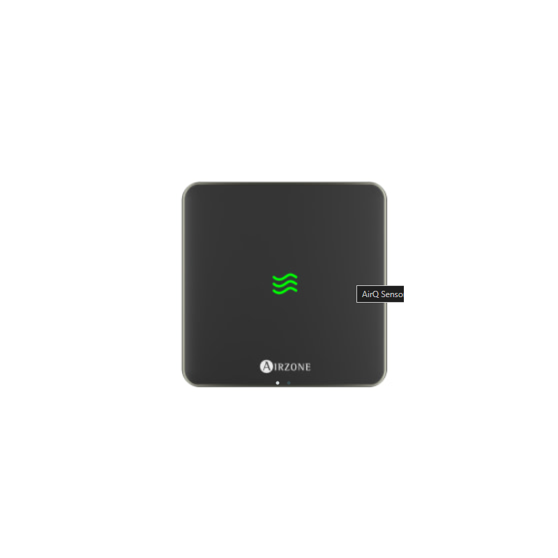 AirQ Sensor Airzone SIN VMC AZAIQSNSOUT Negro