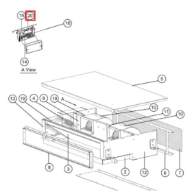 PLACA DE CONTROL INTERIOR PANASONIC CS-F28DD3E5