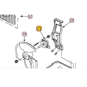 Motor ventilador unidad exterior HITACHI RAM-65QH5 PMRAC40CNH2919