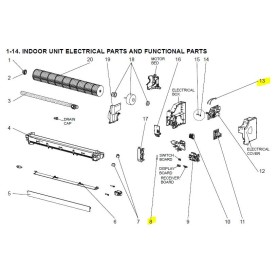 Kit sondas unidad interior MITSUBISHI ELECTRIC MSZ-EF35VE3S-E1
