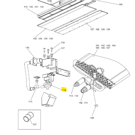 BOMBA UNIDAD INTERIOR MITSUBISHI ELECTRIC PEAD-RP60JAQR1.UK S70E50355