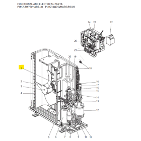 Motor ventilador unidad exterior MITSUBISHI ELECTRIC ECODAN PUHZ-SW75VHAR5.UK S70E15763 290338