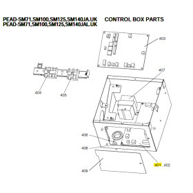 Placa electrónica de potencia unidad interior MITSUBISHI ELECTRIC PEAD-M50JA.UK S70K30313
