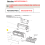 CARCASA DELANTERA SPLIT MISTUBISHI ELECTRIC MSZ-BT35VGK-E1 E2226K000