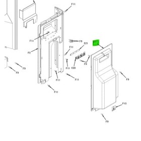 Tapa de servicio unidad exterior DAIKIN 2MXF40A2V1B