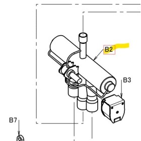 VALVULA 4 VIAS UNIDAD EXTERIOR DAIKIN RZA250D7Y1B 5019513