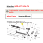 Motor ventilador unidad interior MITSUBISHI ELECTRIC modelo MSZ-AP71VGK E4 E2289F300
