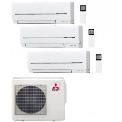 MITSUBISHI ELECTRIC 3X1 R32 MXZ-3F54VF + 3 UD MSZ-AP20VGK(P) SPLIT CON PLASMA QUAD CONNECT