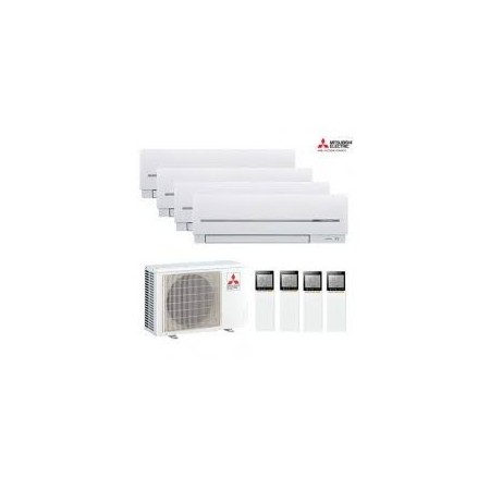 AIRE ACONDICIONADO MITSUBISHI ELECTRIC 4x1 MXZ-4F80VF + 1UD MSZ-AY25VGK + 2UD MSZ-AY35VGK+ 1UD MSZ-AY50VGK