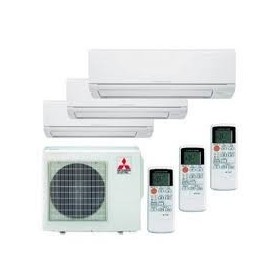AIRE ACONDICIONADO MITSUBISHI ELECTRIC 3X1 MXZ-3HA50VF + 3 UD MSZ-HR25VFK