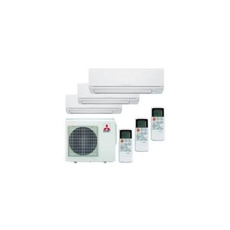 AIRE ACONDICIONADO MITSUBISHI ELECTRIC 3X1 MXZ-3HA50VF + 3 UD MSZ-HR25VFK