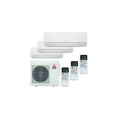 MITSUBISHI 3X1 MXZ-3HA50VF R32 + 3 UD MSZ-HR25VFK CON WIFI
