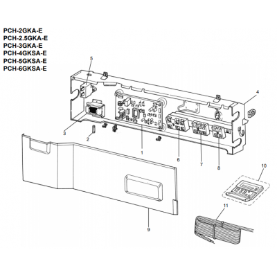 Motor ventilador unidad exterior LG modelo LS-L1262YL