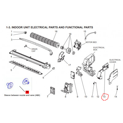 Motor ventilador unidad exterior LG modelo LS-L1262YL