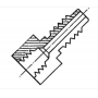 Acoplamiento 1/4" H Sae x M12x1,5-M (ACME)