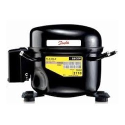 Compresor Danfoss Secop PL50F 1/10 CV CILINDRADA: 2.5 CM3 MONOFASICO 220/240V 50HZ R134A ALTA-MEDIA TEMPERATURA.