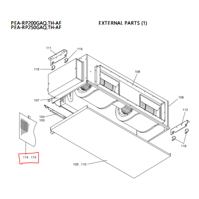 Motor ventilador unidad exterior LG modelo LS-L1262YL