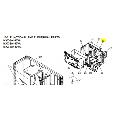 Motor ventilador unidad exterior LG modelo LS-L1262YL