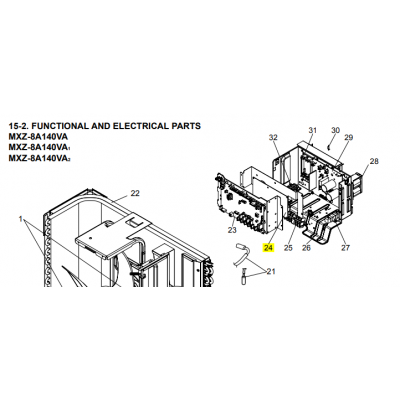 Motor ventilador unidad exterior LG modelo LS-L1262YL