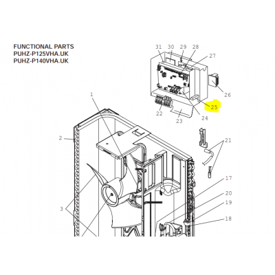 Motor ventilador unidad exterior LG modelo LS-L1262YL