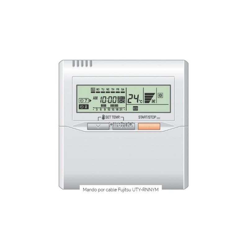 Mando remoto con termosensor Fujitsu UTY-RNNYM ref. 3NGF9006 Ofertas  Comprar Tienda