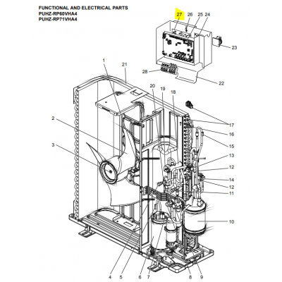 Motor ventilador unidad exterior LG modelo LS-L1262YL