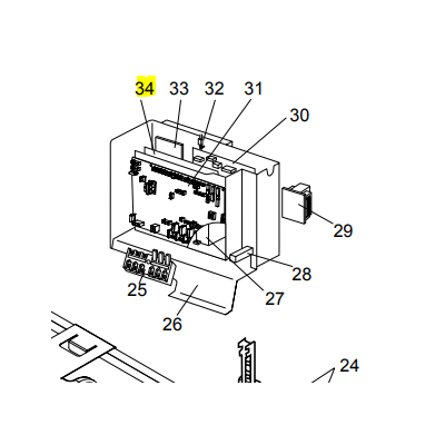 Motor ventilador unidad exterior LG modelo LS-L1262YL