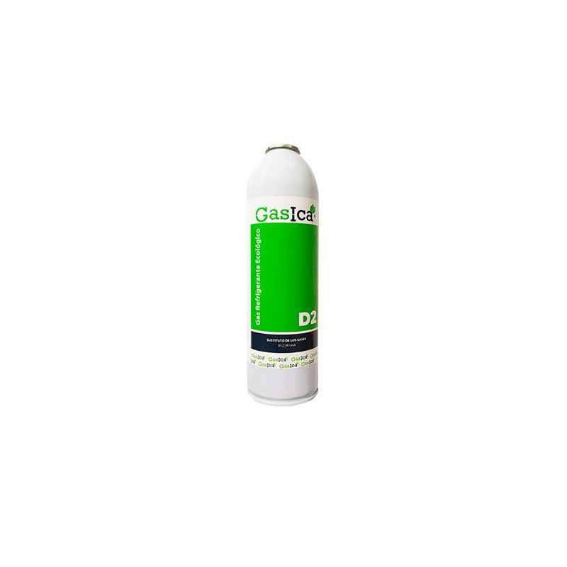 Gasica D2 226g. (Pack Gasica + Tapafugas Tratauto) Botella Refrigerante  Orgánico Ecológico Sustituto del R12 y R134A para Recarga de Aire  Acondicionado Coches : : Coche y moto