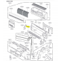 Rodete para ventilador unidad interior LG modelo S12AM N41G (ASNW1264GG1)