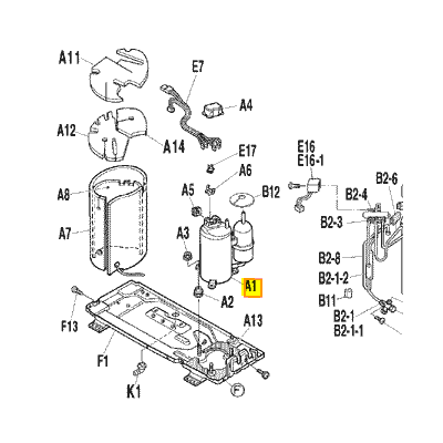 COMPRESOR UNIDAD EXTERIOR DAIKIN RXS35BVMB