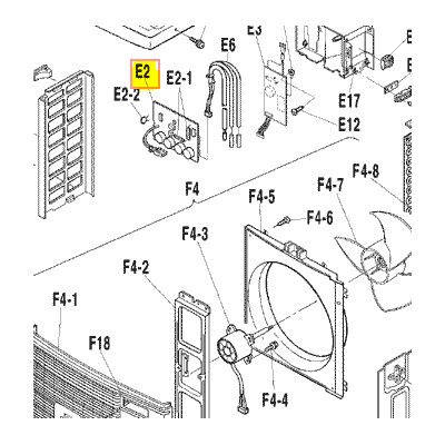 PLACA DE CONTROL UNIDAD EXTERIOR DAIKIN RXS35E2V1B